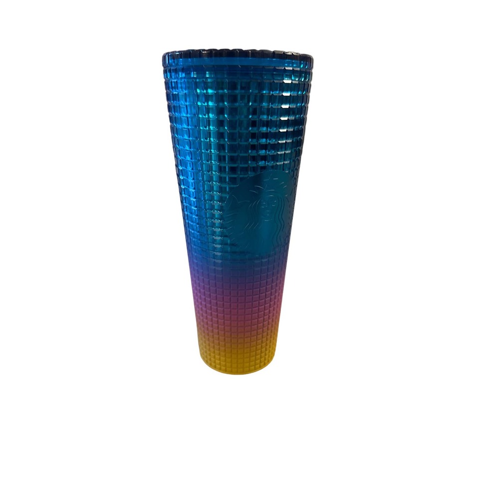 Limited Edition Starbucks Venti Tim Singleton Rainbow Grid Tumbler Travel Cup